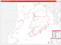 Kenai Peninsula Borough (), Ak Wall Map
